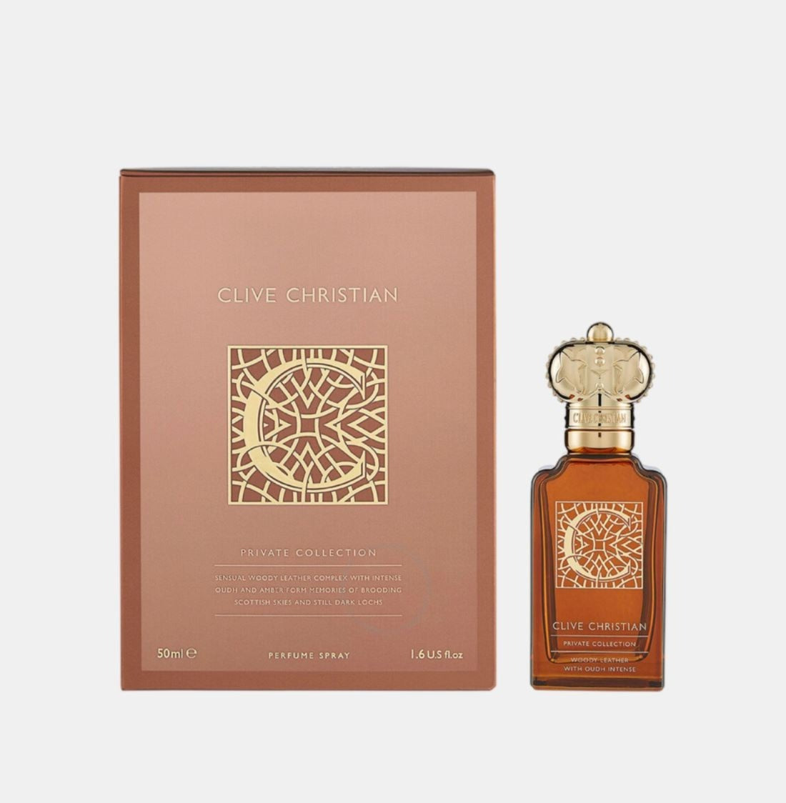 CLIVE CHRISTIAN PRIVATE COLLECTION C SENSUAL WOODY LEATHER (M) PERFUME 50ML