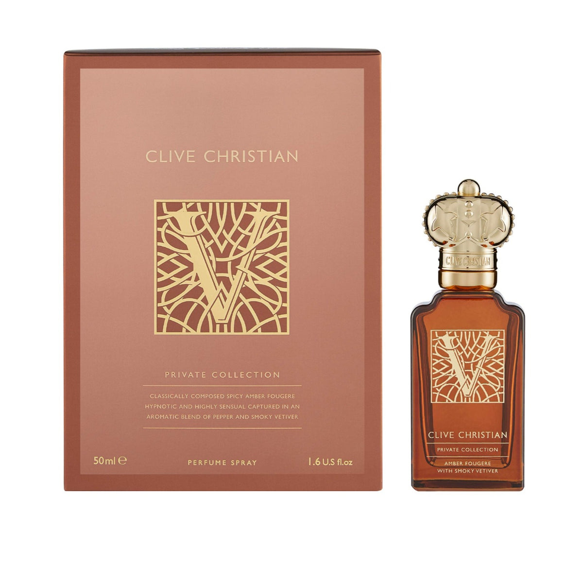 CLIVE CHRISTIAN PRIVATE COLLECTION V AMBER FOUGERE (M) PERFUME 50ML