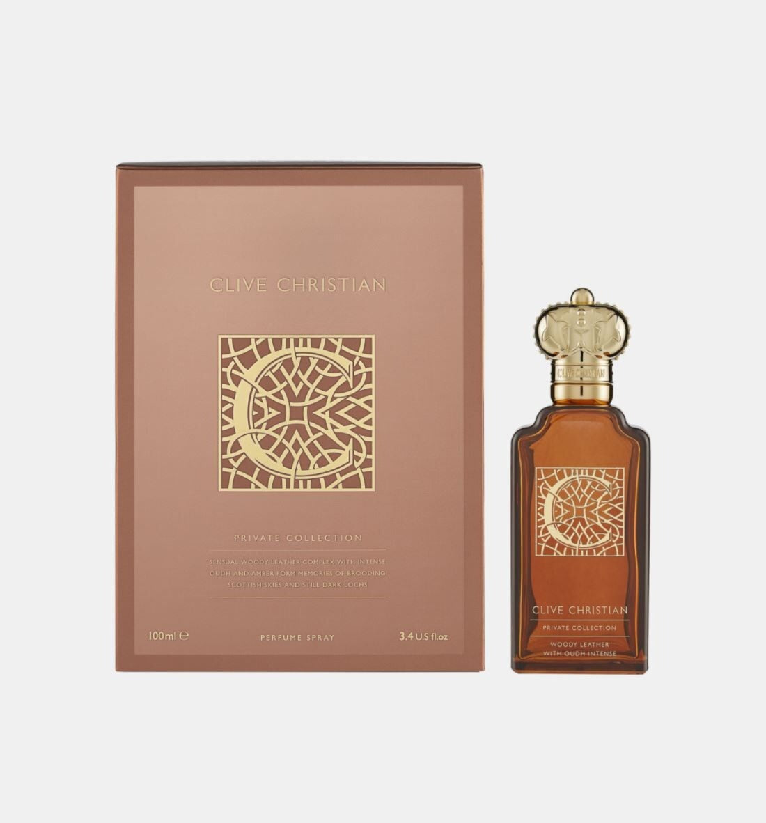 CLIVE CHRISTIAN PRIVATE COLLECTION C SENSUAL WOODY LEATHER (M) PERFUME 100ML