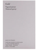 MAISON FRANCIS KURKDJIAN GENTLE FLUIDITY GOLD (U) EDP 70ML