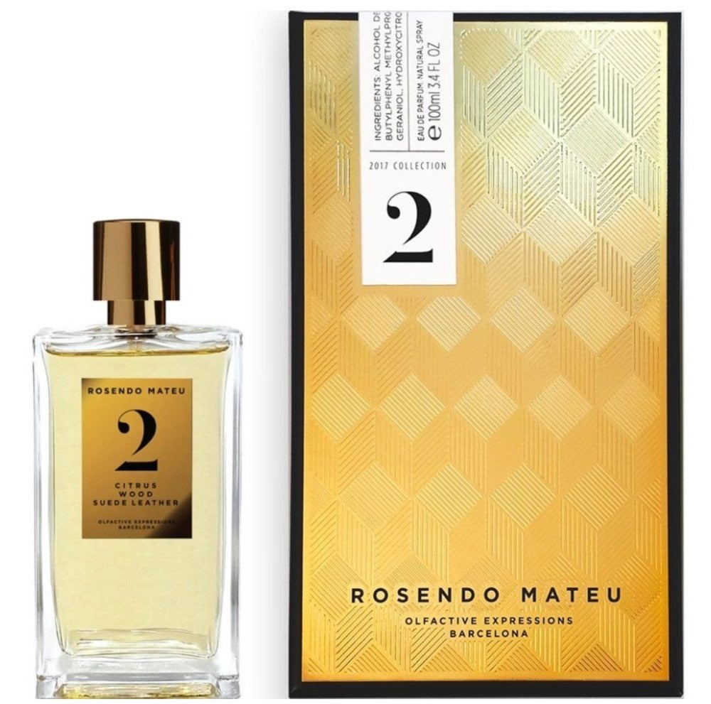 ROSENDO MATEU NO.2 CITRUS WOOD SUEDE LEATHER (U) EDP 100ML