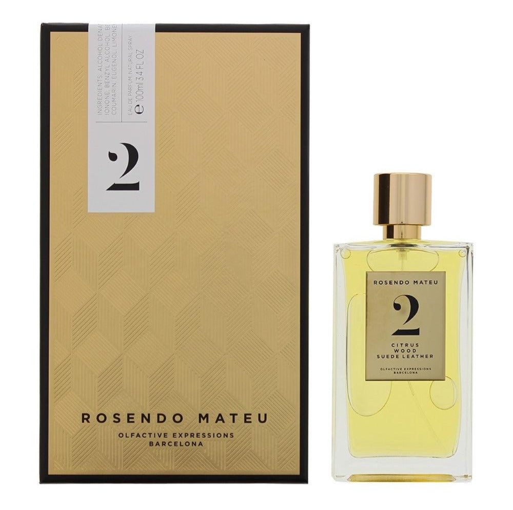 ROSENDO MATEU NO.2 CITRUS WOOD SUEDE LEATHER (U) EDP 100ML